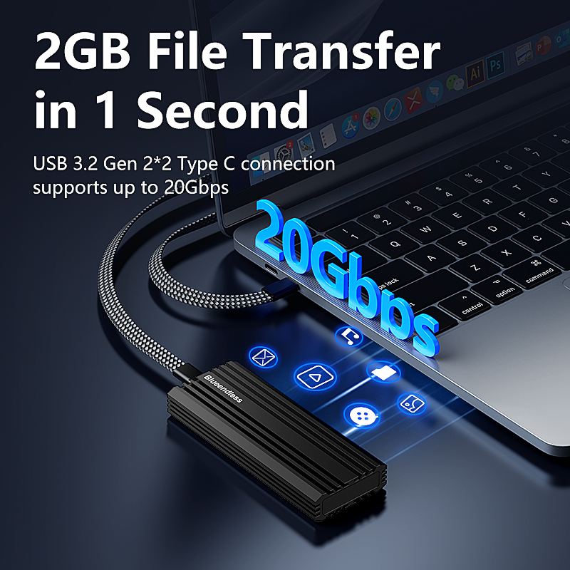 BLUEENDLESS 20Gbps M.2 PCIE NV - đánh giá và giá 8Tb M2 Nvme Ssd