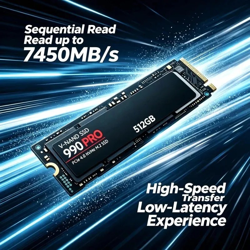990 PRO Genuine SSD – 512GB/1T - đánh giá và giá Pcie 4.0 4Tb 2280 Ssd 7450Mbps